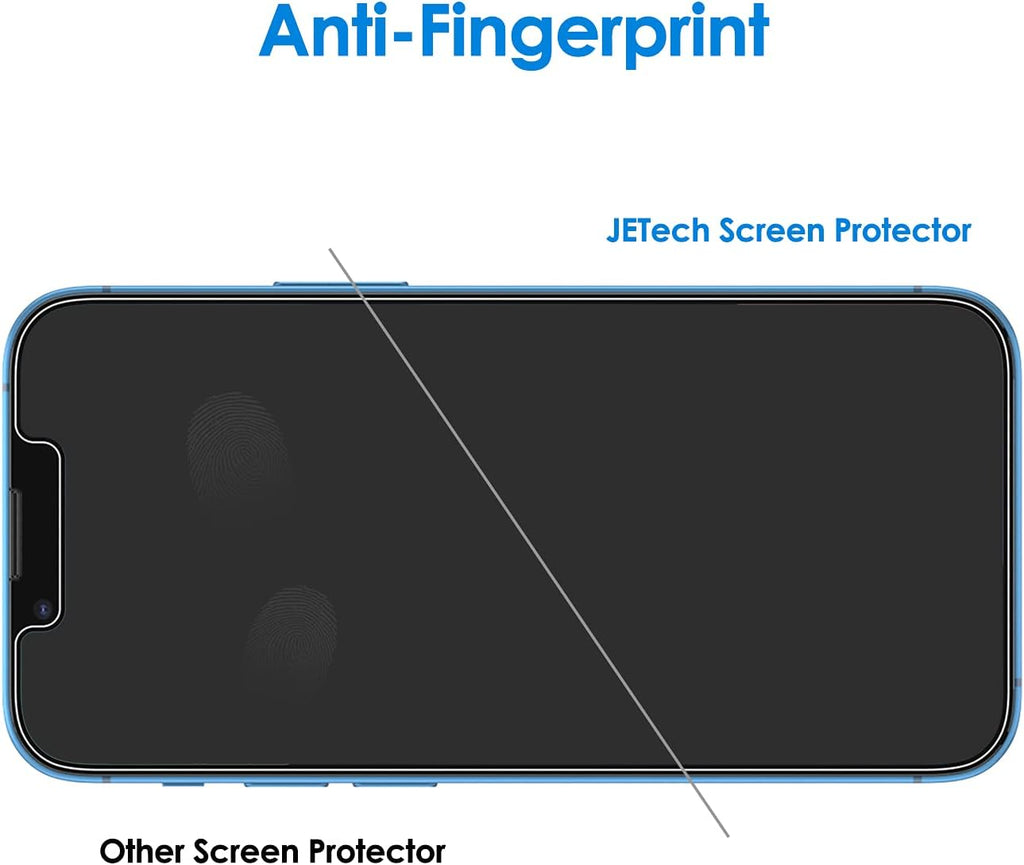 JETech Protector Pantalla Privacidad para iPhone 17 Pro Max, 2 Unidades | Protección Antiespía, Cristal Vidrio Templado, Marco de Instalación Fácil, Anti-Arañazos
