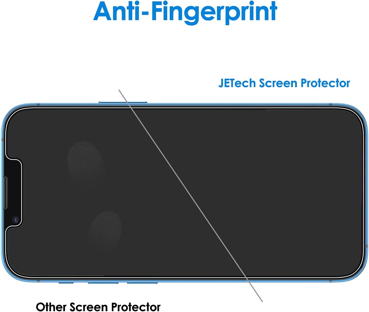JETech Protector Pantalla Privacidad para iPhone 17 Pro Max, 2 Unidades | Protección Antiespía, Cristal Vidrio Templado, Marco de Instalación Fácil, Anti-Arañazos