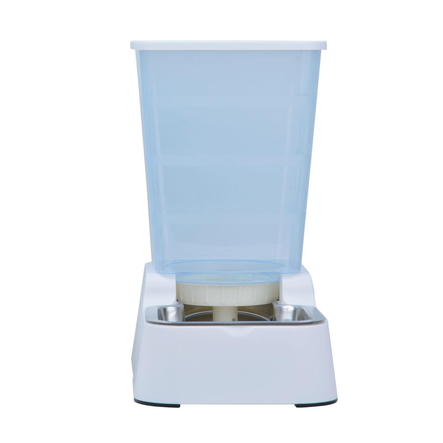 Dispensador Automático de Comida y Agua para Perros y Gatos, 5L - para Mascotas Medianas y Grandes, Otros Animales (Gris Oscuro)