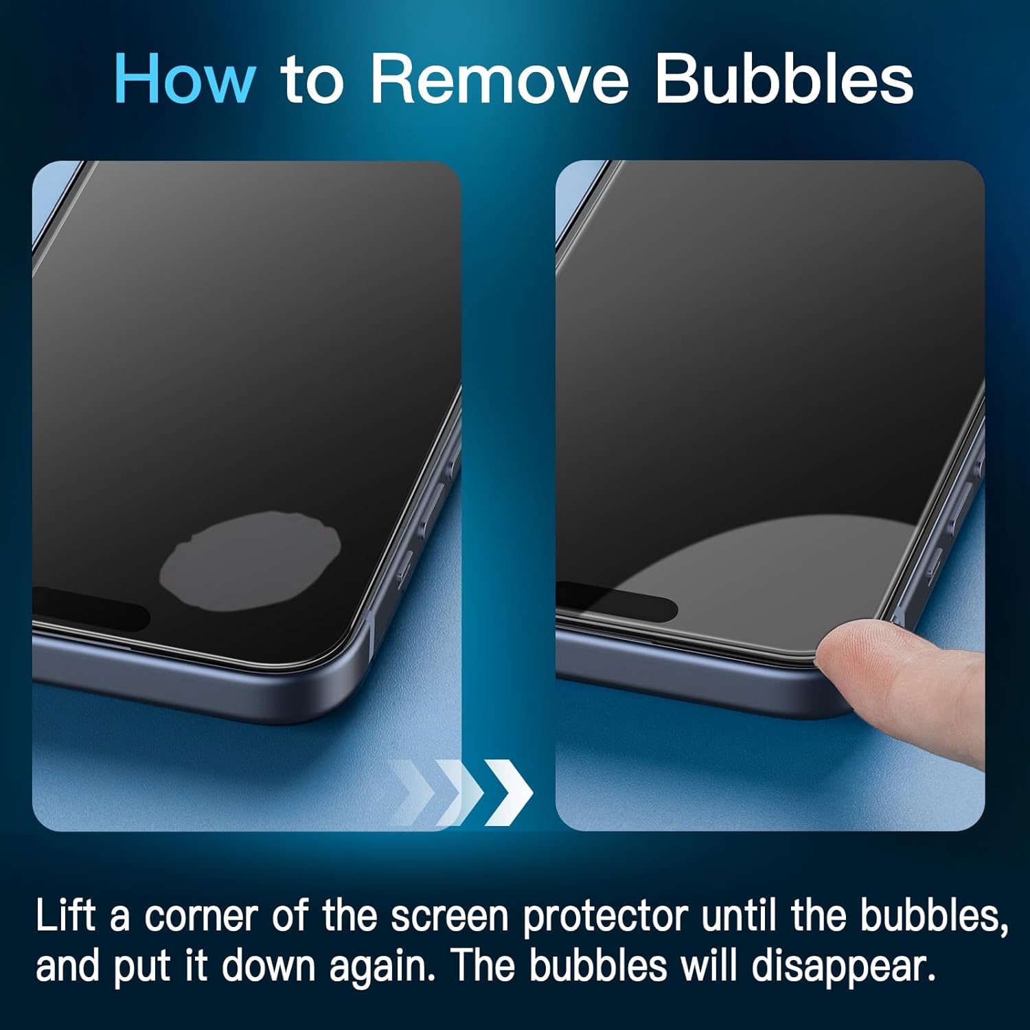 JETech Protector Pantalla Privacidad para iPhone 17 Pro Max, 2 Unidades | Protección Antiespía, Cristal Vidrio Templado, Marco de Instalación Fácil, Anti-Arañazos