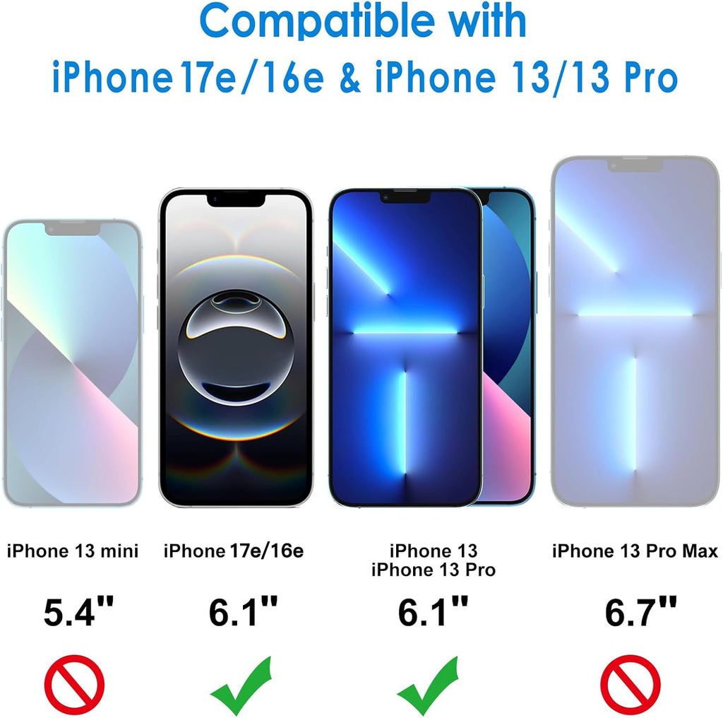 JETech Protector Pantalla Privacidad para iPhone 17 Pro Max, 2 Unidades | Protección Antiespía, Cristal Vidrio Templado, Marco de Instalación Fácil, Anti-Arañazos